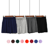 2020夏季短裤 莫代尔系绳弹力休闲运动瑜伽短裤家居裤睡裤带兜