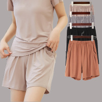 夏天运动短裤仙女宅宅裤居家裤大码五分裤宽松莫代尔睡裤薄款睡衣