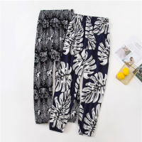 夏季人造棉男士长裤棉绸休闲家居裤泰国旅游沙滩裤宽松加大睡裤薄