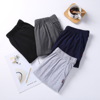 睡裤男纯棉家居短裤夏季薄款全棉宽松大码五分休闲运动沙滩裤