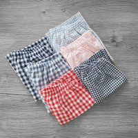 夏季女款短裤居家 纯棉男士沙滩裤 日系无印风家居裤睡裤全棉情侣