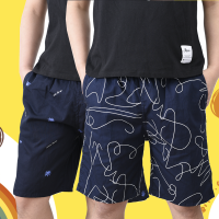 男士睡觉全棉家居短裤纯棉夏天薄睡裤宽松大裤衩可外穿五分沙滩裤