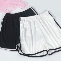 韩国宽松高腰运动短裤女跑步瑜伽阔腿热裤潮休闲家居睡裤沙滩裤夏