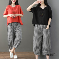 很仙的棉绸睡衣套装夏季时尚外穿洋气减龄绵绸两件套棉麻家居服女