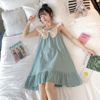 很仙的睡裙女夏季纯棉吊带薄款公主风甜美可爱学生孕妇睡衣家居服