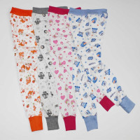 全棉儿童单条秋裤纯棉中大童棉毛裤男童女童全棉睡裤青少年打底裤