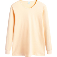 ab保暖内衣女中老年单件上衣薄款纯绵秋衣妈妈老人圆领秋冬棉毛衫