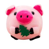 毛绒玩具海草猪跳跳球学说话面包人蹦蹦猪会跳舞球同款跳跳|粉猪[USB充电] 200歌曲+学说话