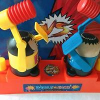 亲子互动对战对攻益智玩具桌面游戏双人小公仔对打儿童男孩礼物|大号红色底座