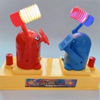 亲子互动对战对攻益智玩具桌面游戏双人小公仔对打儿童男孩礼物|【升级版】灯光音乐黄色底座