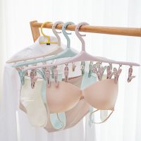 多夹子家用晾袜子神器学生儿童夹挂衣服架子衣挂宿舍用晒袜架|8夹颜色随机发 12个