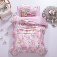 宝宝入园午睡被子春秋儿童幼儿园被子纯棉三件套含芯六七件套