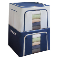 衣物收纳箱布艺整理箱牛津布纺衣服储物箱衣柜打包袋盒家用特大号