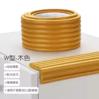 楼梯防撞条头墙角包边碰头软包横梁柱子海绵墙贴床边儿童防磕碰贴|木色 已贴胶[适用于:家具/寝室/楼梯]2米