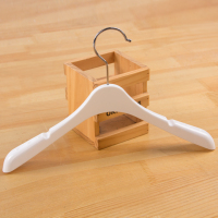 儿童装店服装店衣挂裤架塑料防滑宝宝衣撑小中大童专用裤夹子|302窄肩童装白色长32cm 20个