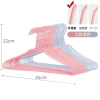 学生子晒凉晾挂衣服挂儿童家用防滑宿舍收纳|（适合男士）平肩45cm混色 30