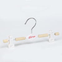 童装店儿童衣架衣挂服装店小孩防滑海绵塑料衣架裤架裤夹|儿童海绵裤夹352[米色] 30