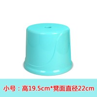 小圆凳子塑料凳子板凳儿童家用矮凳大人圆形北欧胶结实小椅子|北欧绿小号儿童
