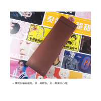 创意手幅收纳册偶像明星活页透明收集册应援横幅条幅收藏袋册|咖色一套 80页