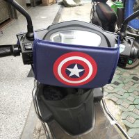 防撞垫电动车儿童座椅前置保护海绵踏板摩托车带宝宝碰撞垫子|加大防撞海绵（队长蓝）