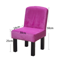 木头小椅子靠背椅儿童幼儿园宝宝小板凳家用整装实木仿古松木凳子|儿童小沙发玫红色装好发货