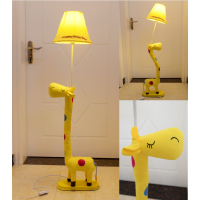 儿童房落地灯床头动物灯北欧风卧室ins 网红装饰创意可爱台灯|波点长颈鹿落地灯 调光开关