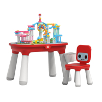 大颗粒宝宝积木桌多功能百变布鲁克儿童益智拼装玩具男女孩