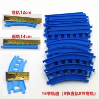 金属小火车套装合金磁力回力电动轨道车儿童1—3岁男孩火车玩具|轨道16片