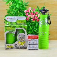 幼儿园迷你小号飞叠杯速叠杯 飞碟杯 儿童小学生比赛礼物桌面游戏|迷你飞叠杯绿色+拉杆+教程