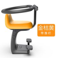电动车儿童座椅固定电瓶车小型前置座踏板车宝宝婴儿坐椅|Q1金桔黄带围栏