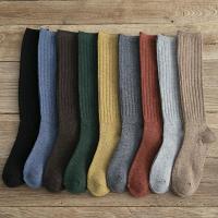 冬季羊毛小腿袜女韩国日系潮ins堆堆袜加厚保暖春秋款中长筒袜子