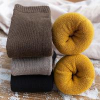 长袜子堆堆女中筒秋冬季高筒加厚款加绒保暖街头日系jk瘦腿小腿袜