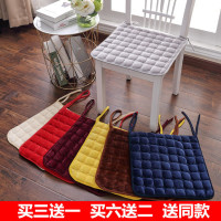 【拍3送1 拍6送2】纯色毛绒坐垫 冬季防滑加厚椅子垫坐垫办公垫学生凳子垫