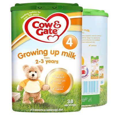 原装进口英国牛栏Cow&Gate婴幼儿牛奶奶粉4段（2-3周岁）800g
