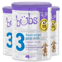 3罐装-海外直邮-原装进口澳洲bubs贝儿 婴幼儿儿童配方羊奶粉3段（12-36月）800g