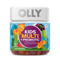 原装进口美国OLLY 儿童维生素益生菌软糖 70粒益生菌碘&锌软糖调理肠胃免疫力