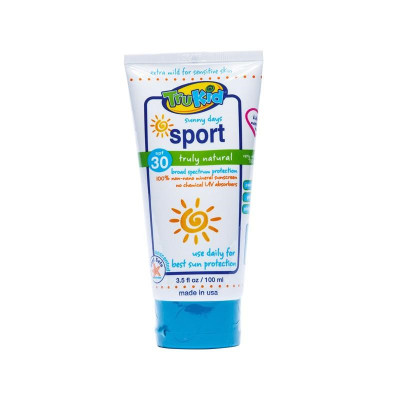 原装进口美国美国TruKid 儿童物理防晒霜SPF30+ 运动防水款 58ml