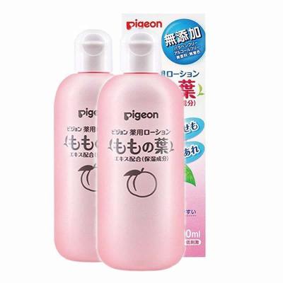 2瓶装-原装进口日本Pigeon贝亲桃子水痱子水200ml/瓶2-6岁