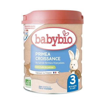 原装进口法国伴宝乐Babybio有机配方 3段牛奶粉(1-3岁)800g