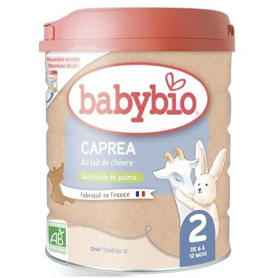 原装进口法国伴宝乐Babybio 2段婴幼儿羊奶粉(6-12个月)800g