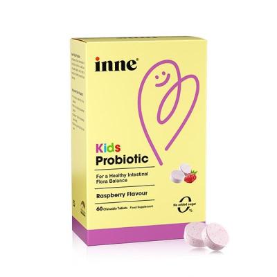 原装进口童年时光INNE婴幼儿童益生菌咀嚼片(3岁以上)60粒