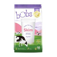 原装进口澳洲进口贝儿Bubs脱脂速溶牛奶粉1kg 2岁以上儿童成人少年中老年营养奶粉