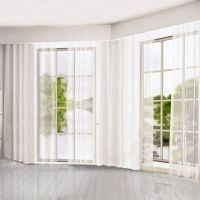 室内拍照背景布纸窗户网红主播背景白纱男女服装拍照背景|gc-2549 宽1.5X2米