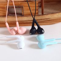 学生有线入耳式耳机重低音 适用 带麦线控耳机
