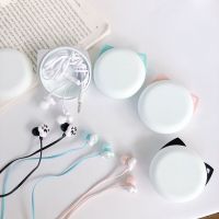 学生党猫爪有线入耳式耳塞线控带麦耳机适用