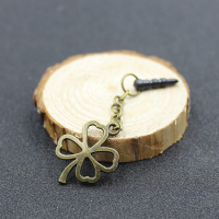 复古手机防尘塞简单挂件时尚学生闺蜜小饰品|防尘塞:3四叶草