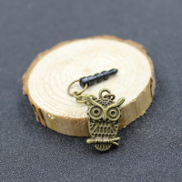 复古手机防尘塞简单挂件时尚学生闺蜜小饰品|防尘塞:9猫头鹰