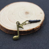 复古手机防尘塞简单挂件时尚学生闺蜜小饰品|防尘塞:10音符