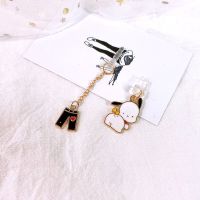 草莓熊手机防尘塞耳机塞手机通用可爱范充电孔塞|酷裤兔子[分体] 椭圆TYPE-C[不分正反充电口]