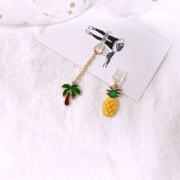 草莓熊手机防尘塞耳机塞手机通用可爱范充电孔塞|菠椰组合[分体] [iphone充电口]